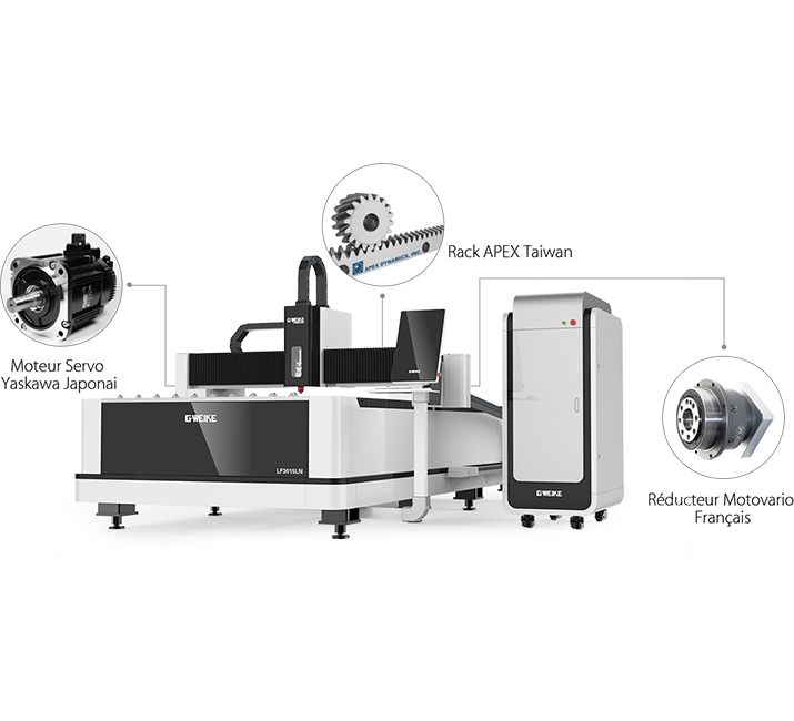 Machine de découpe à laser fibre LF3015LN